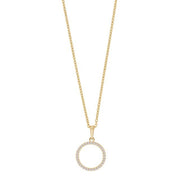 14kt. guldvedhæng m/dia. 0.10 W/SI inkl. forg. - Urma.dk