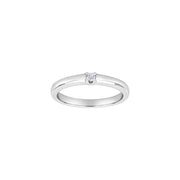 14kt. hvidgulds alliancering m/dia. 1 x 0,05 W/SI - Urma.dk