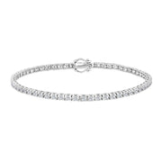 14kt. hvidgulds tennisarmbånd dia. 2.0ct W/SI - Urma.dk