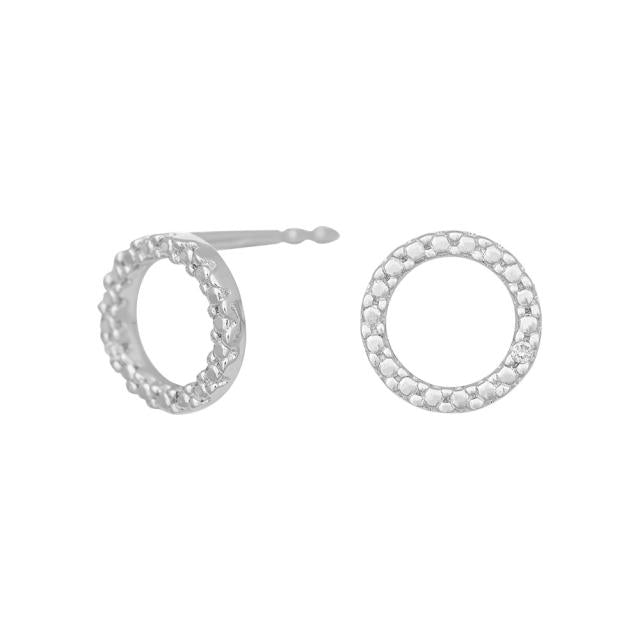 14kt. hvidguldsørestikker m/dia 0.008ct W/PI - Urma.dk