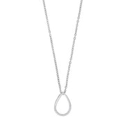 14kt. hvidguldsvedhæng m/dia. 0.03ct W/SI inkl. rh - Urma.dk