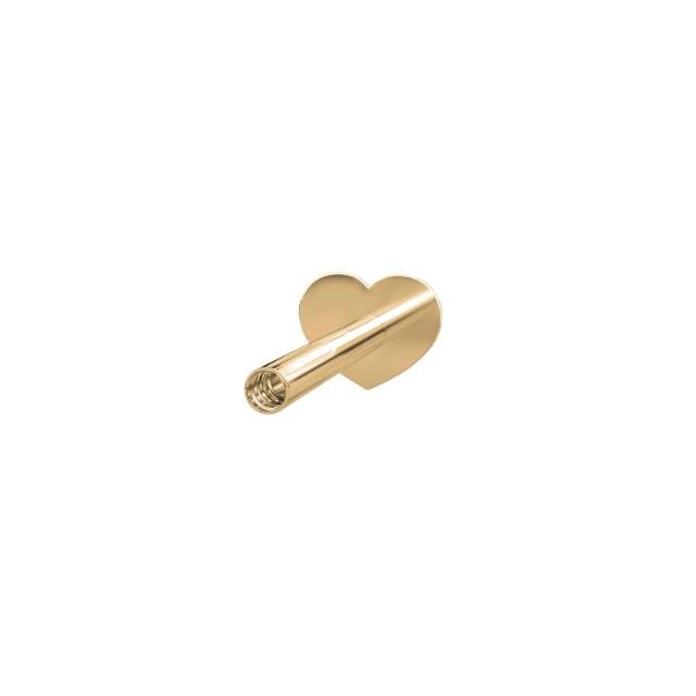 14kt. Labret - lås 8mm - Urma.dk