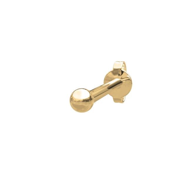 14kt. ørestik kugle 2mm PIERCE52 1stk - Urma.dk