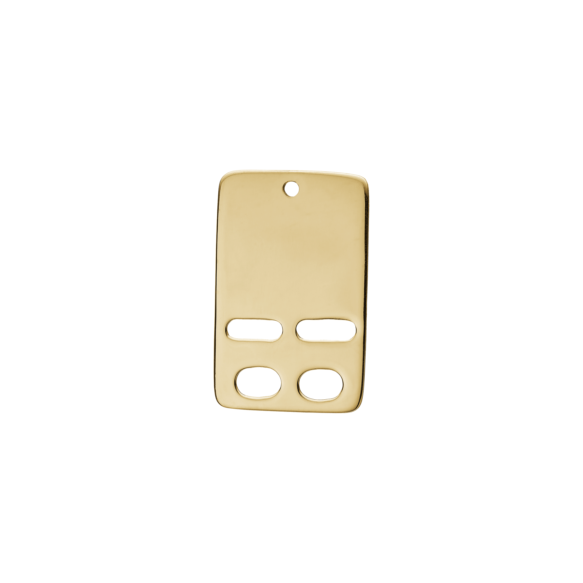 14KT VEDH. GRAVØRPLADE 14 x 22 mm