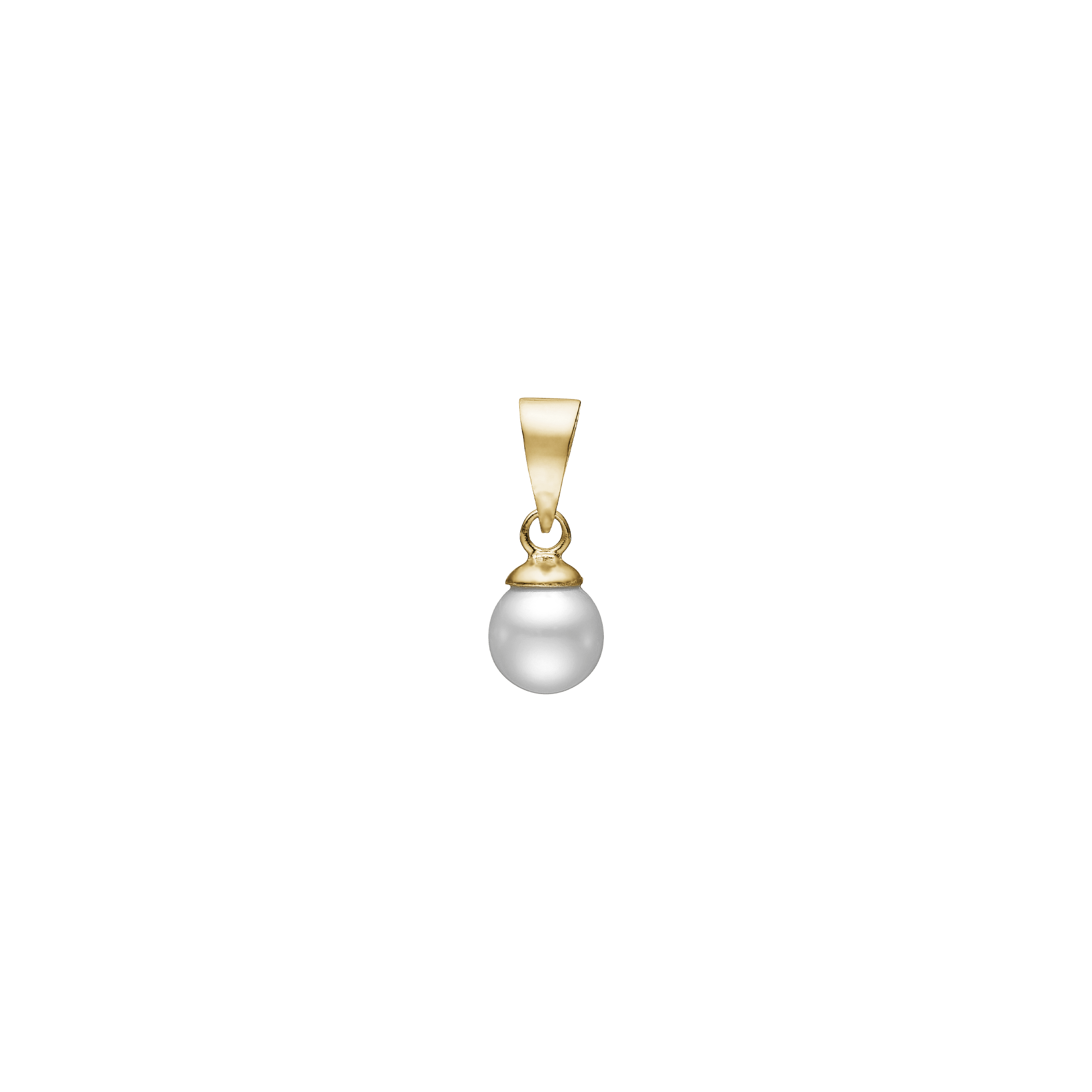14KT VEDH. M/FERSKVANDSPERLE 6,5MM