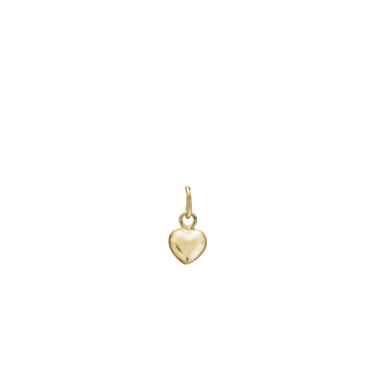 14KT VEDHÆNG HJERTE 6,5 x 6 mm