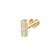 14kt. Labret 3 dia 0,012ct 4,4mm Grab PIERCE52 1st