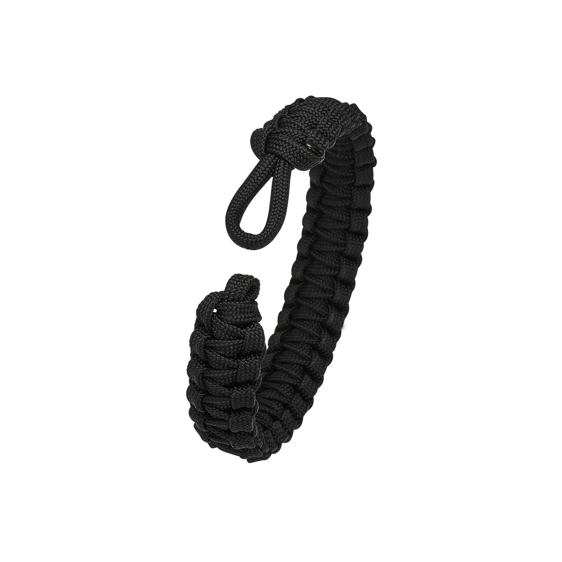 Black FSTS bracelet, 23 cm