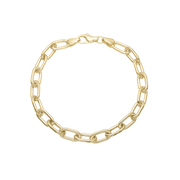 Armbånd 8Kt, lange led, 19 cm