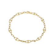 Armbånd 8kt, lænke, 19 cm