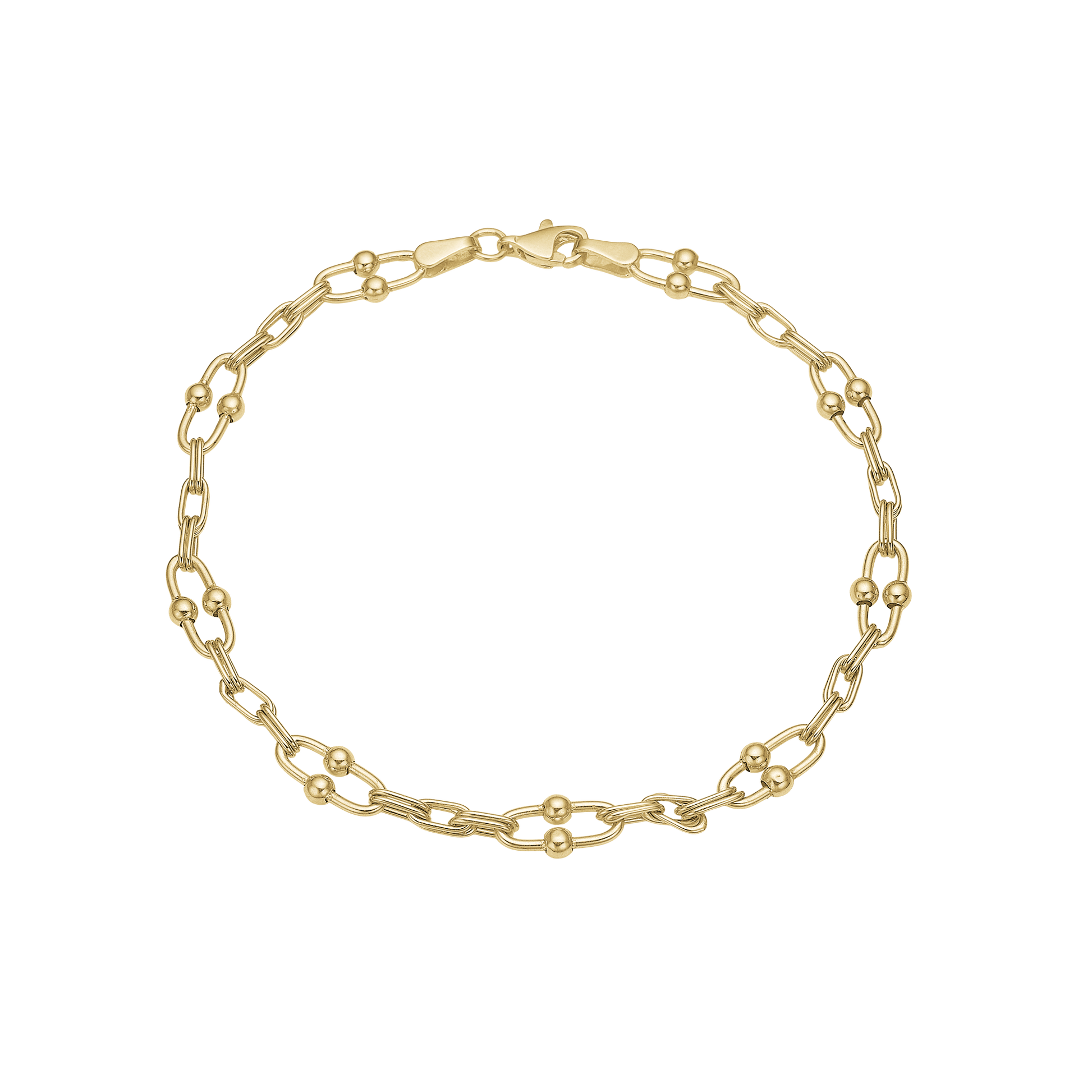 Armbånd 8kt, lænke, 19 cm