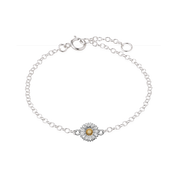 Armbånd sølv, Fg. marguerit