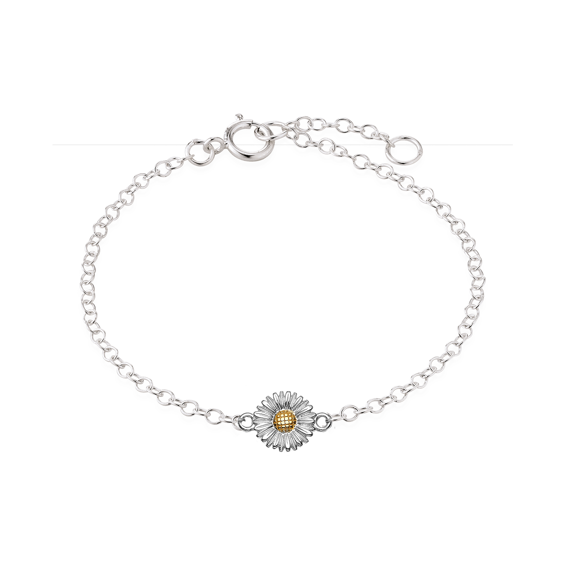 Armbånd sølv, Fg. marguerit