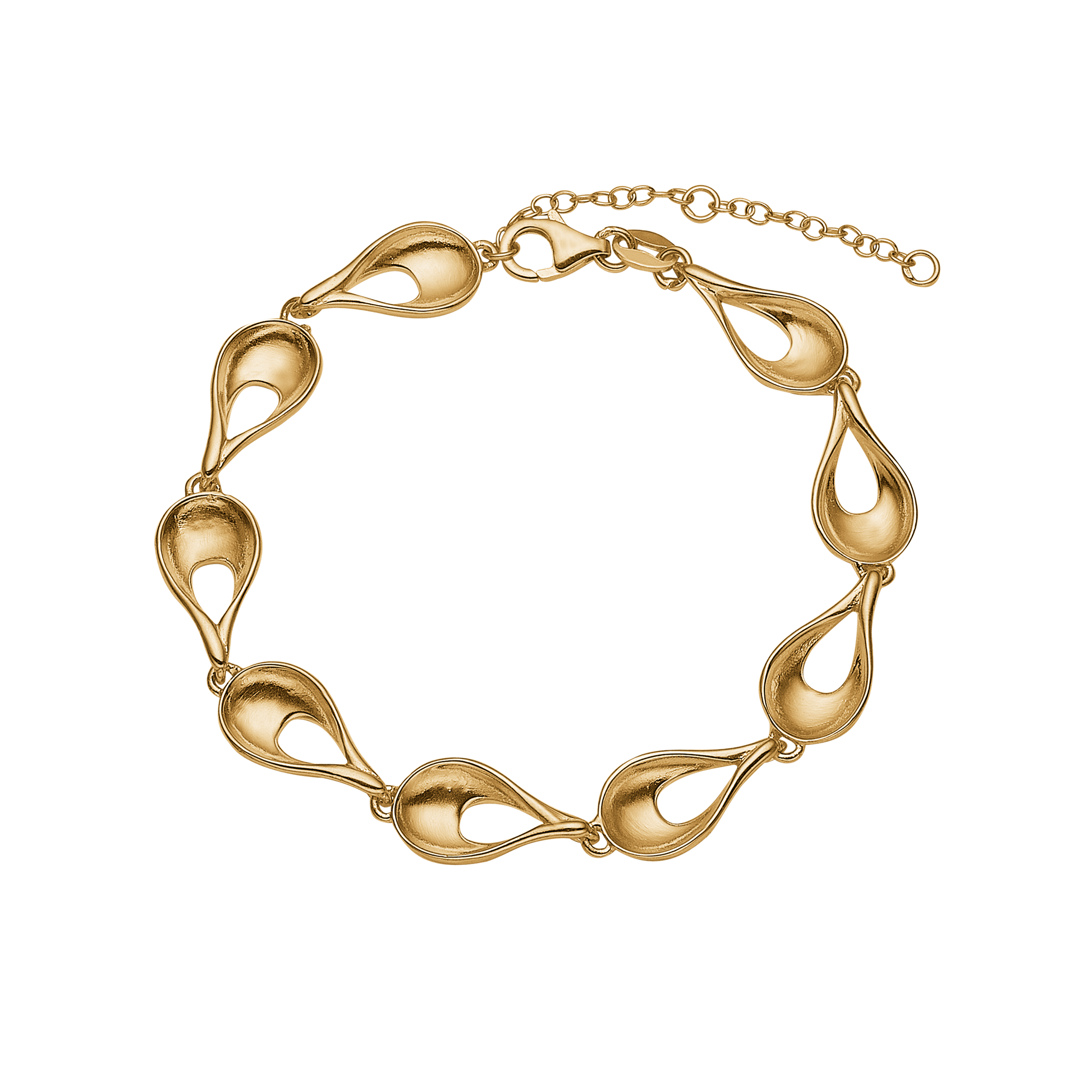 Armbånd, dråber, forg sølv