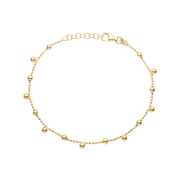 Armbånd, Kugler,17+3 cm forg
