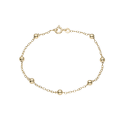 Armbånd, kugler, 19cm forg.