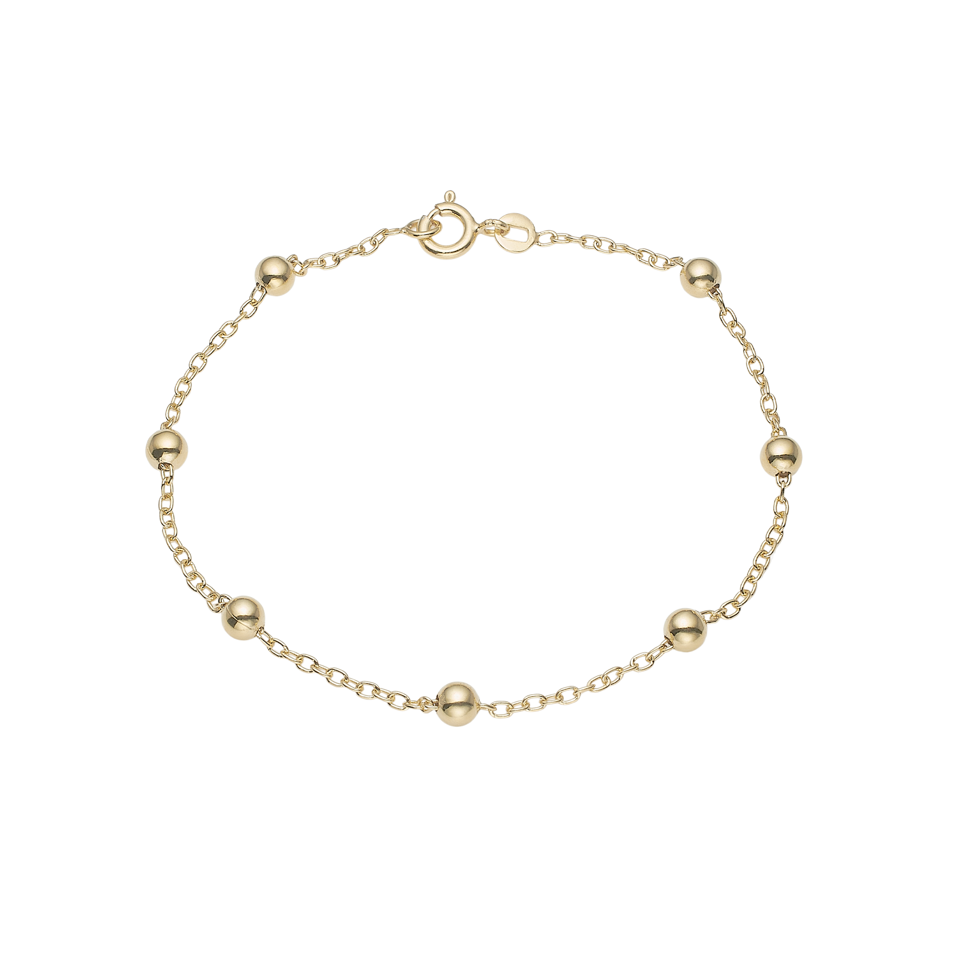 Armbånd, kugler, 19cm forg.