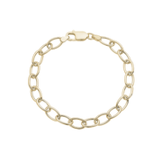 Armbånd, Ovale led, 20cm forg.