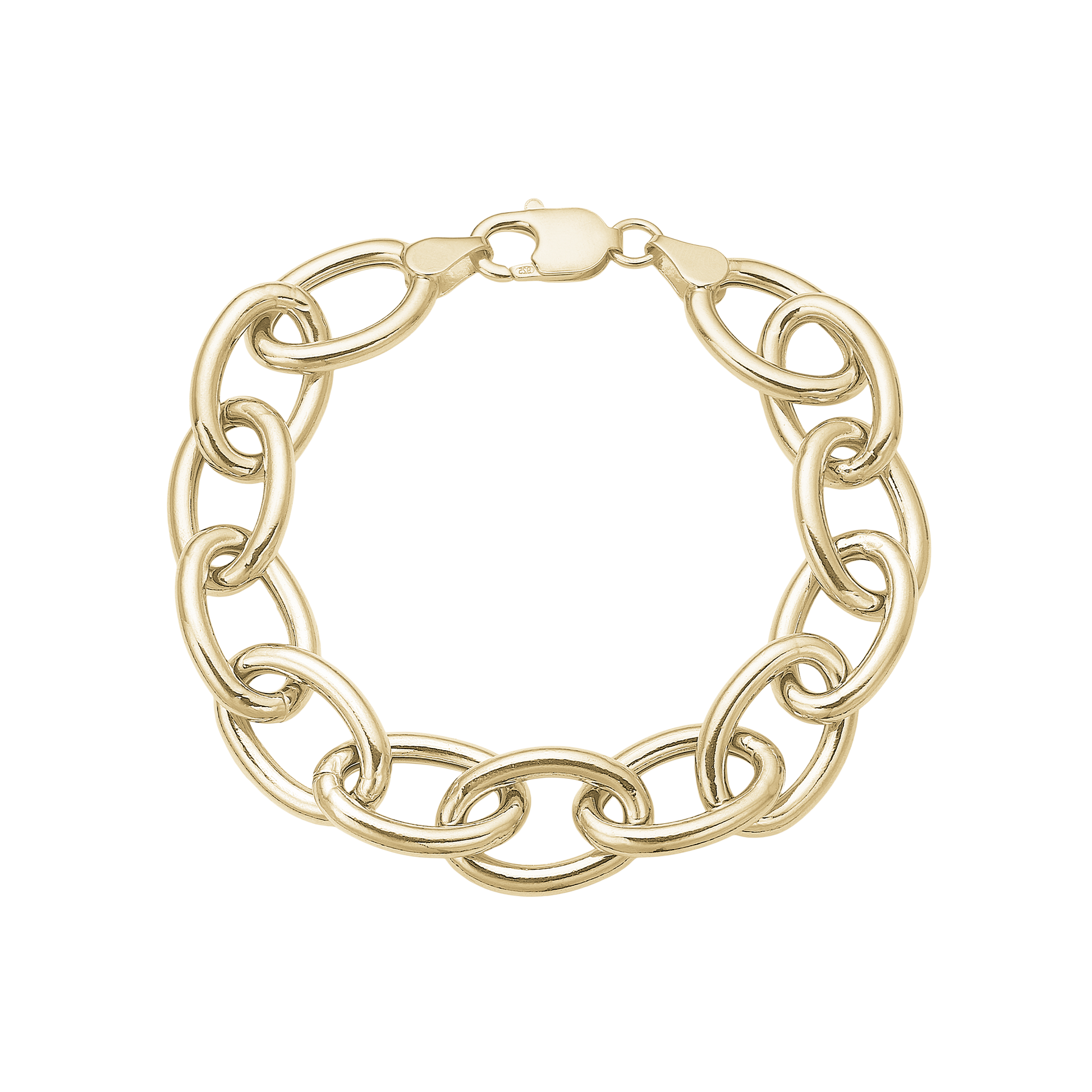 Armbånd, Store led,20cm forg.