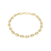 Calabrote armbånd 19 cm, forg sølv