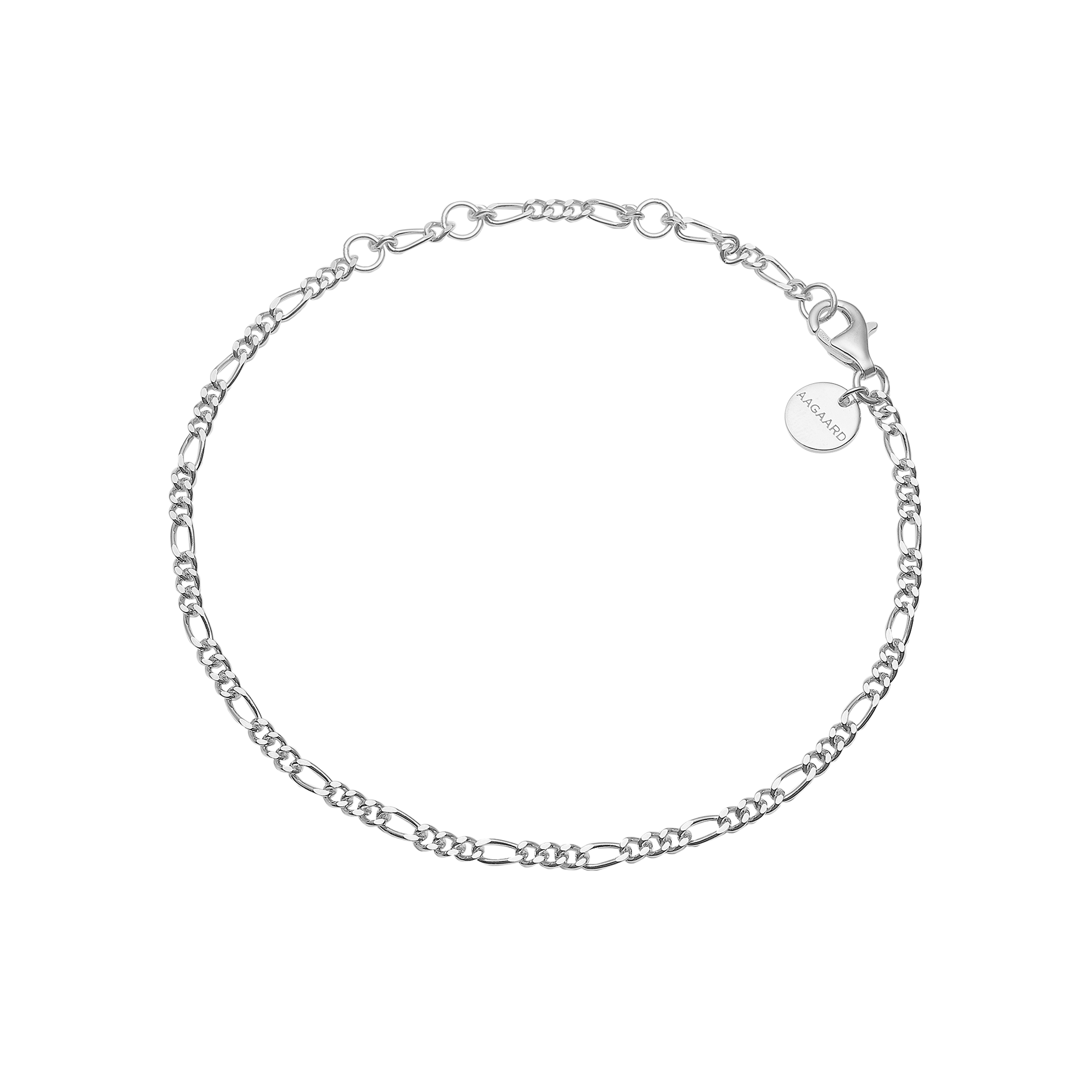 Armbånd, Led, sølv, 21 cm