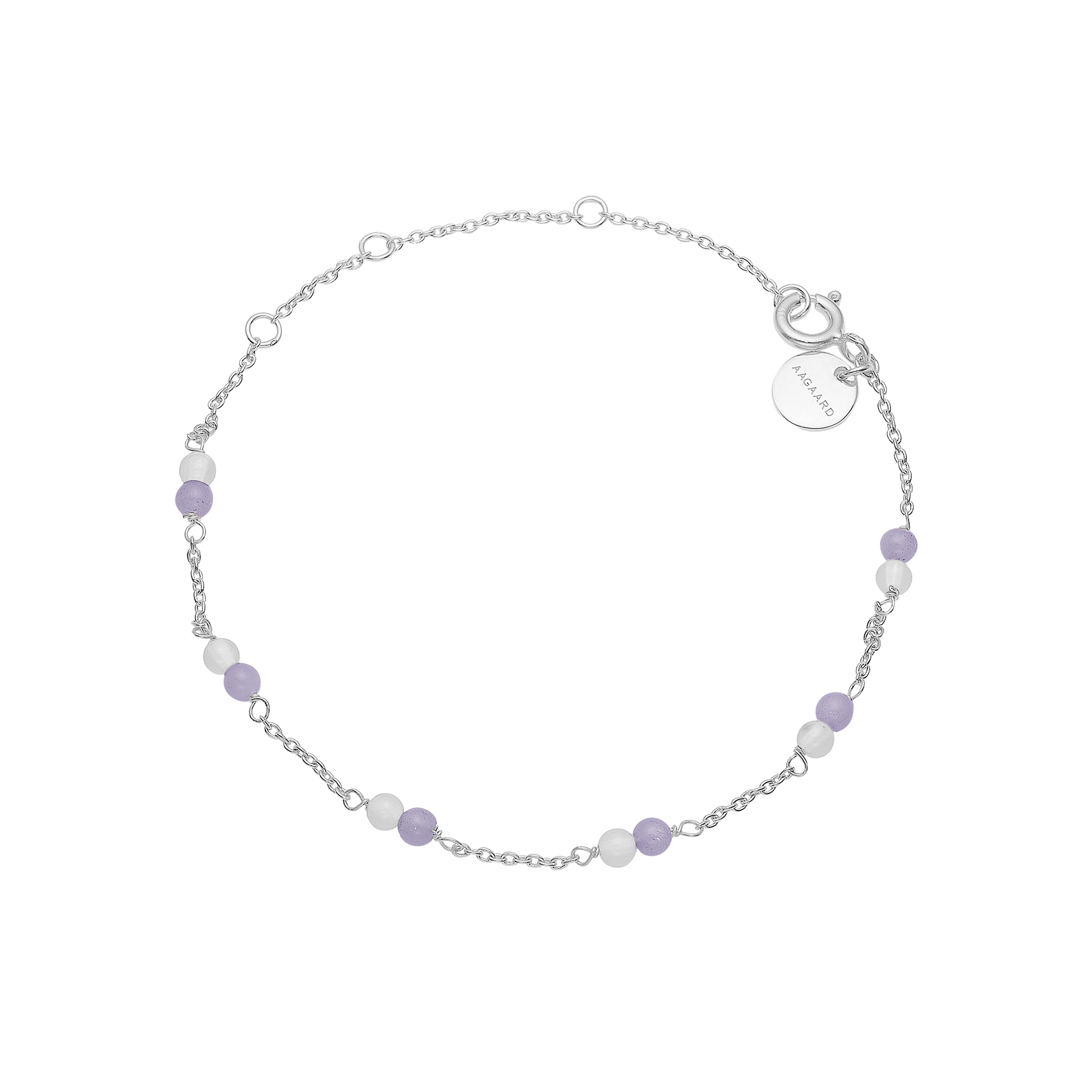 Armbånd, Amethyst/Blå Quartz, sølv