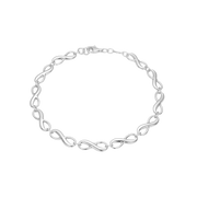 Armbånd Evighedstegn, 19 cm sølv