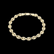 Calabrote sølvforgyldt armbånd 19 cm