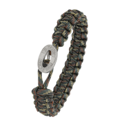 FSTS camouflage armbånd m sølv lås 10