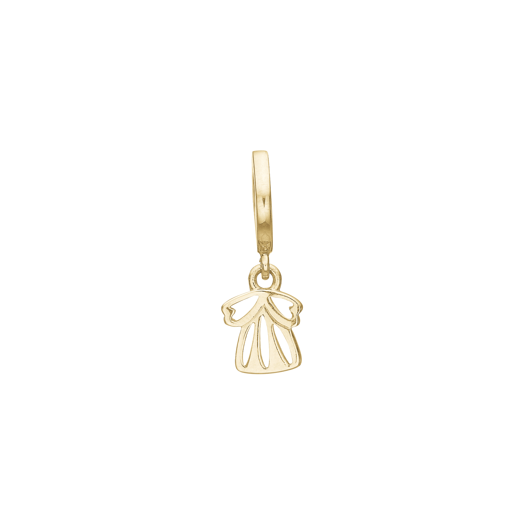 Charm, hanger, engel, forg sølv