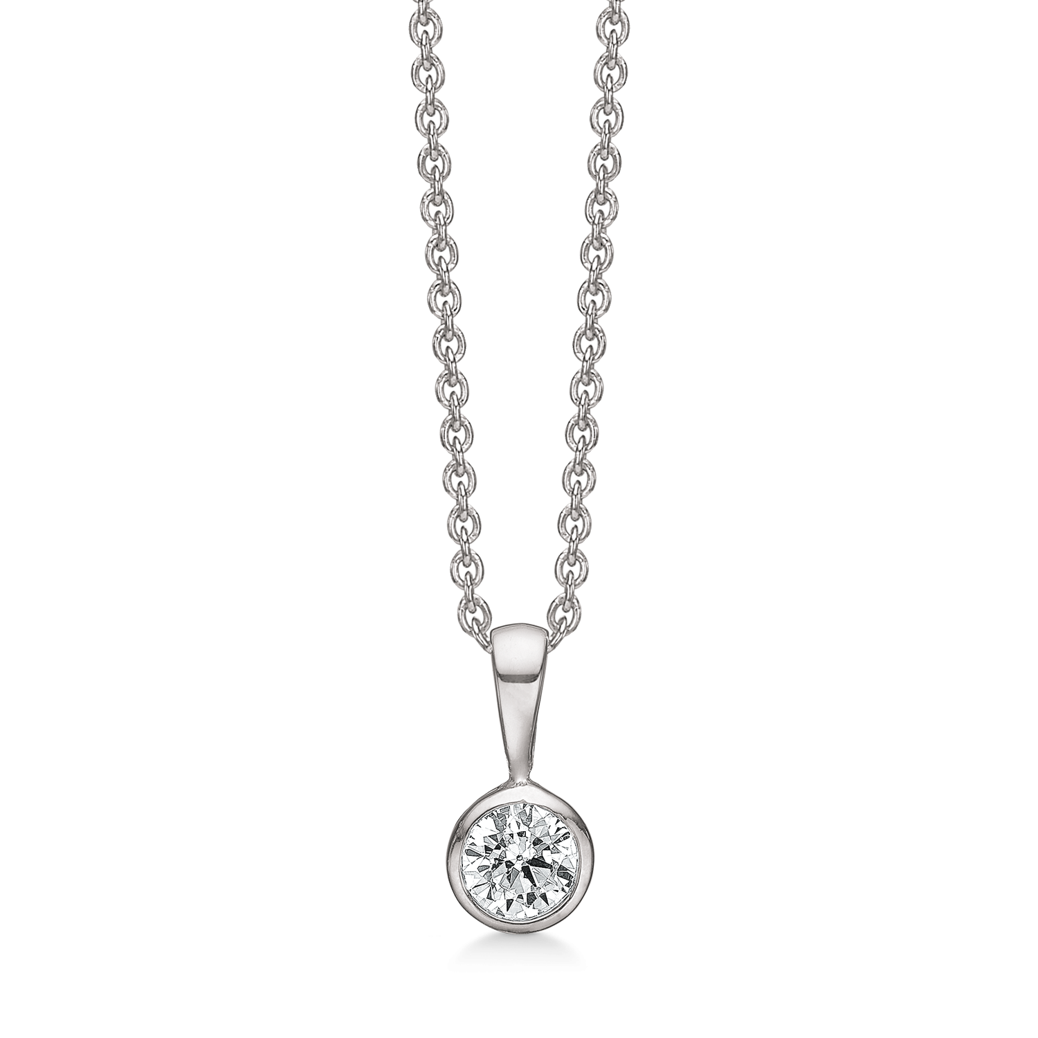 Sølv collier