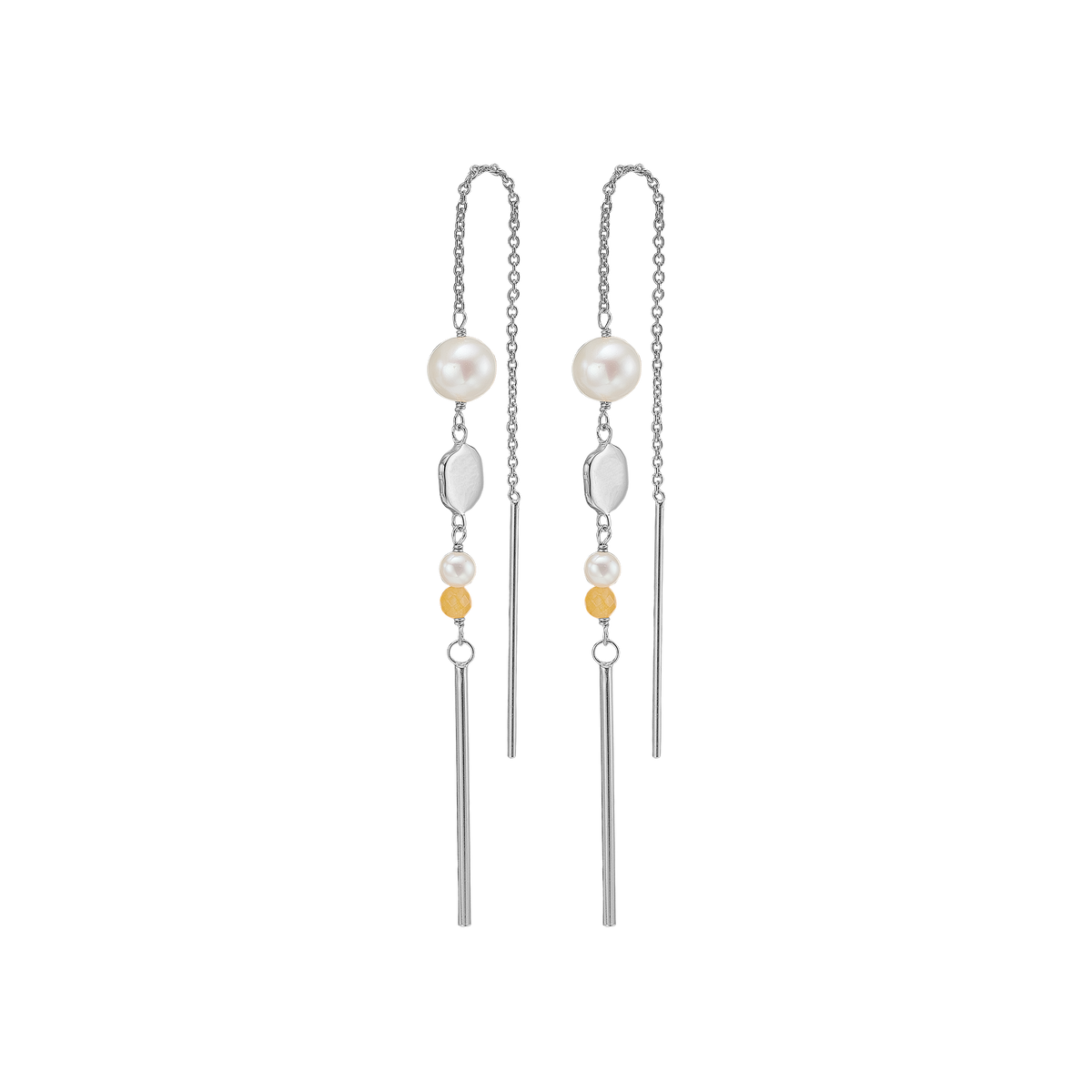 Colour your Life, pearl/peach, øreringe,
