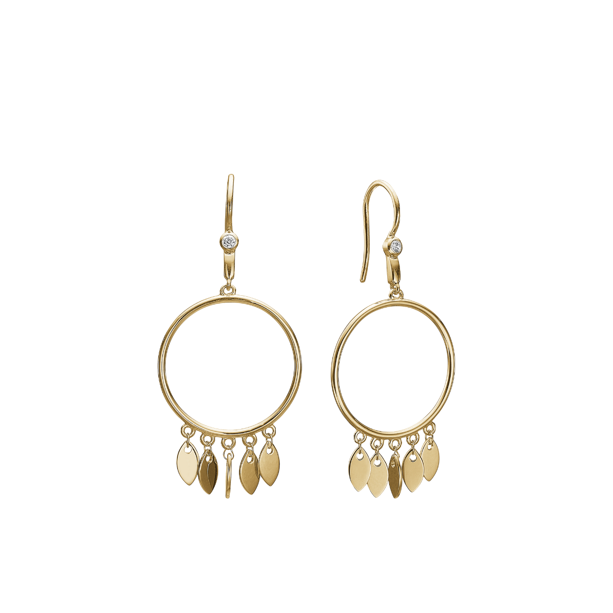 Ørestikker, cz slange m/24 cz, forg sølv