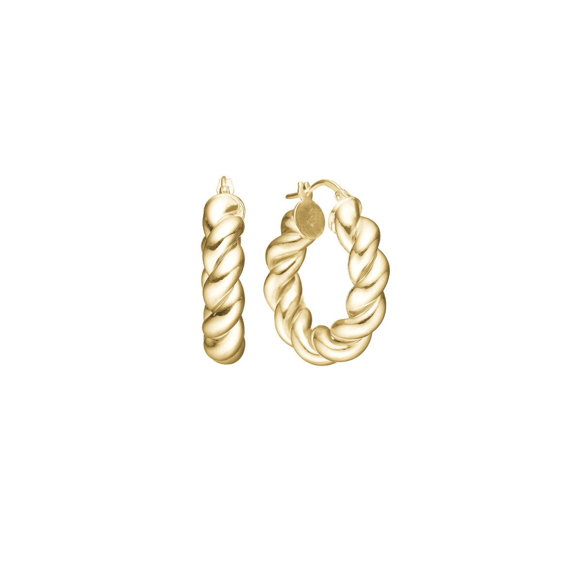 Ørehænger, dråber m/cz, forg sølv