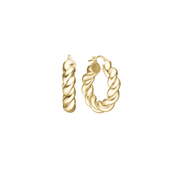 Ørehænger, dråber m/cz, forg sølv