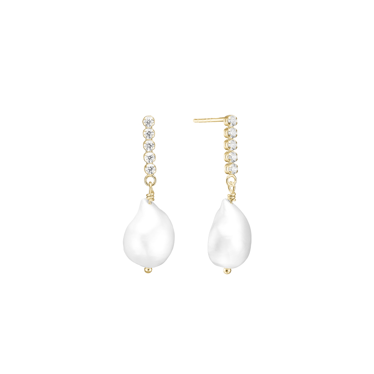 Ørehænger, Sparkling Pearls, forg.