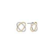 Ørestikker, 8k/sølv, Twist