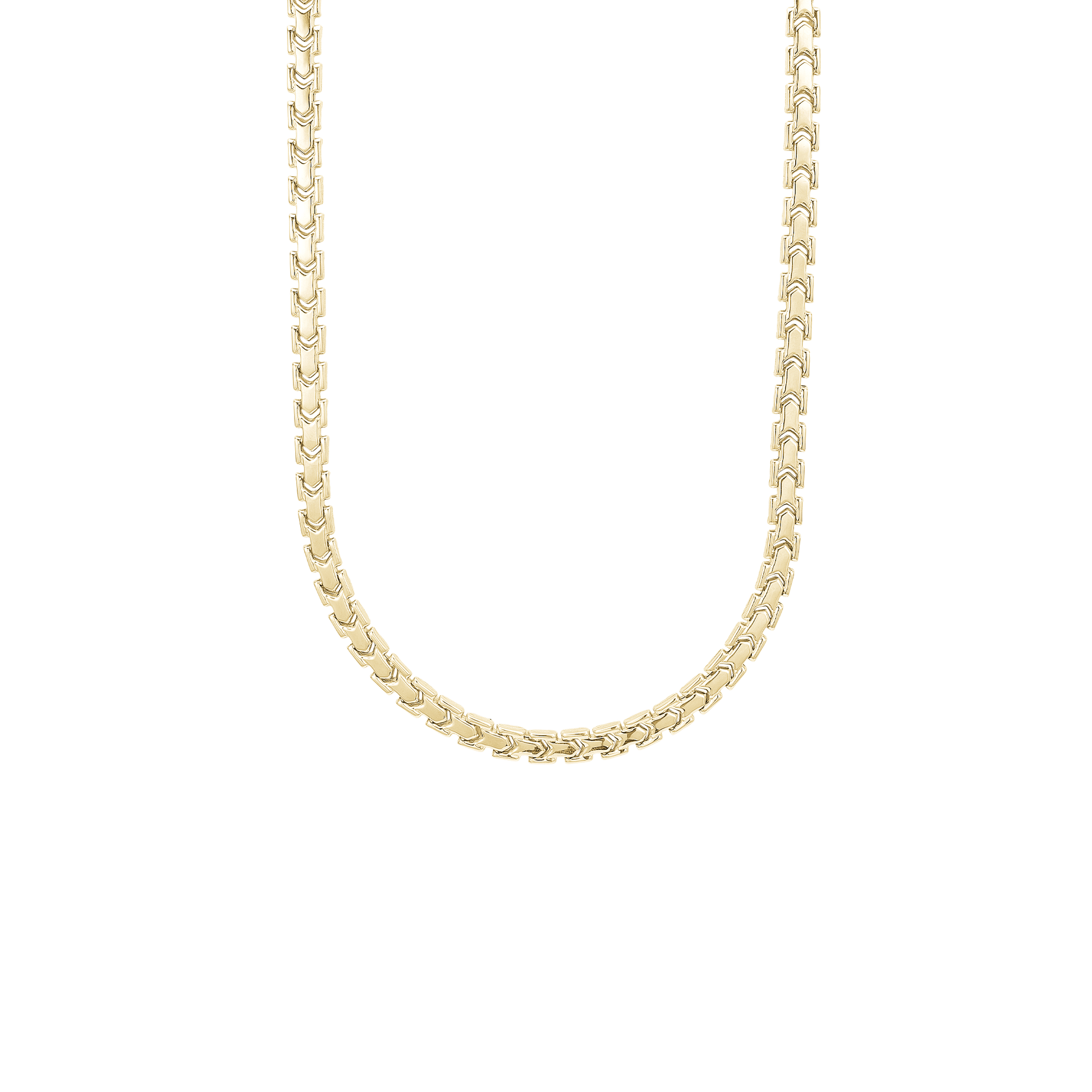Halskæde, 8kt, Lænke 45cm