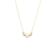 Halskæde 8K Dots and Pearl
