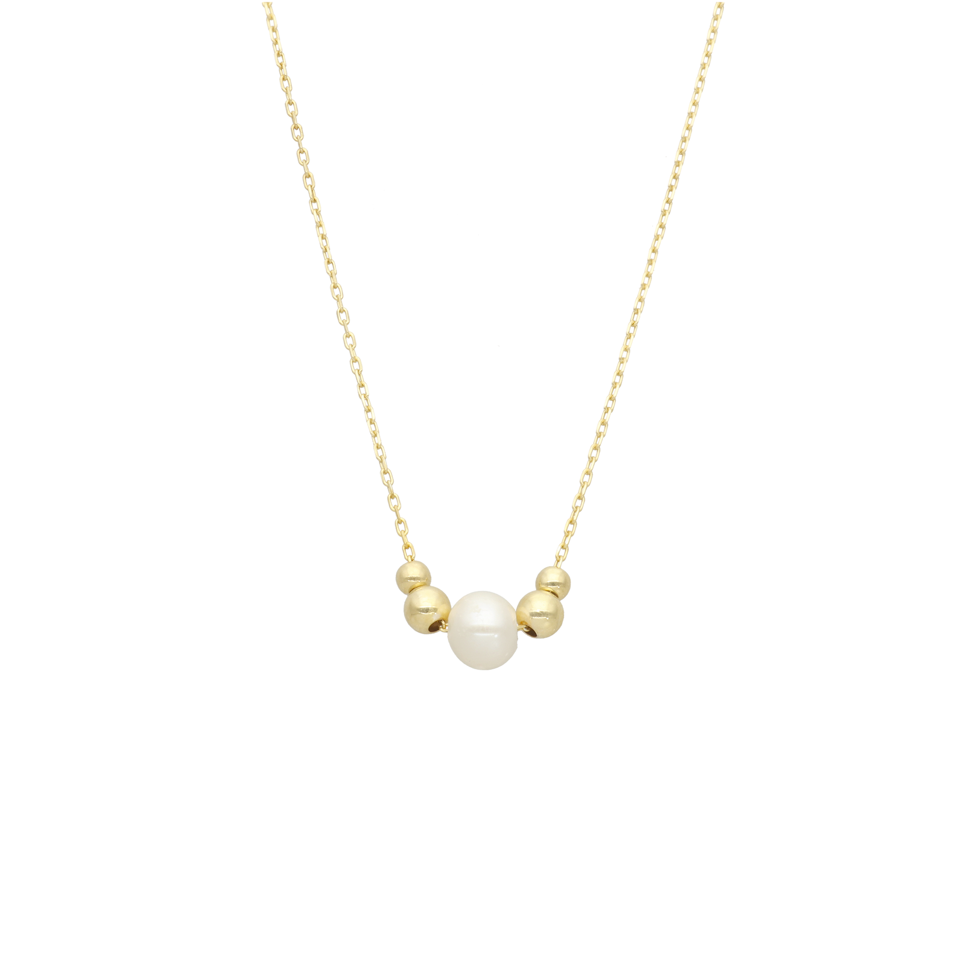 Halskæde 8K Dots and Pearl
