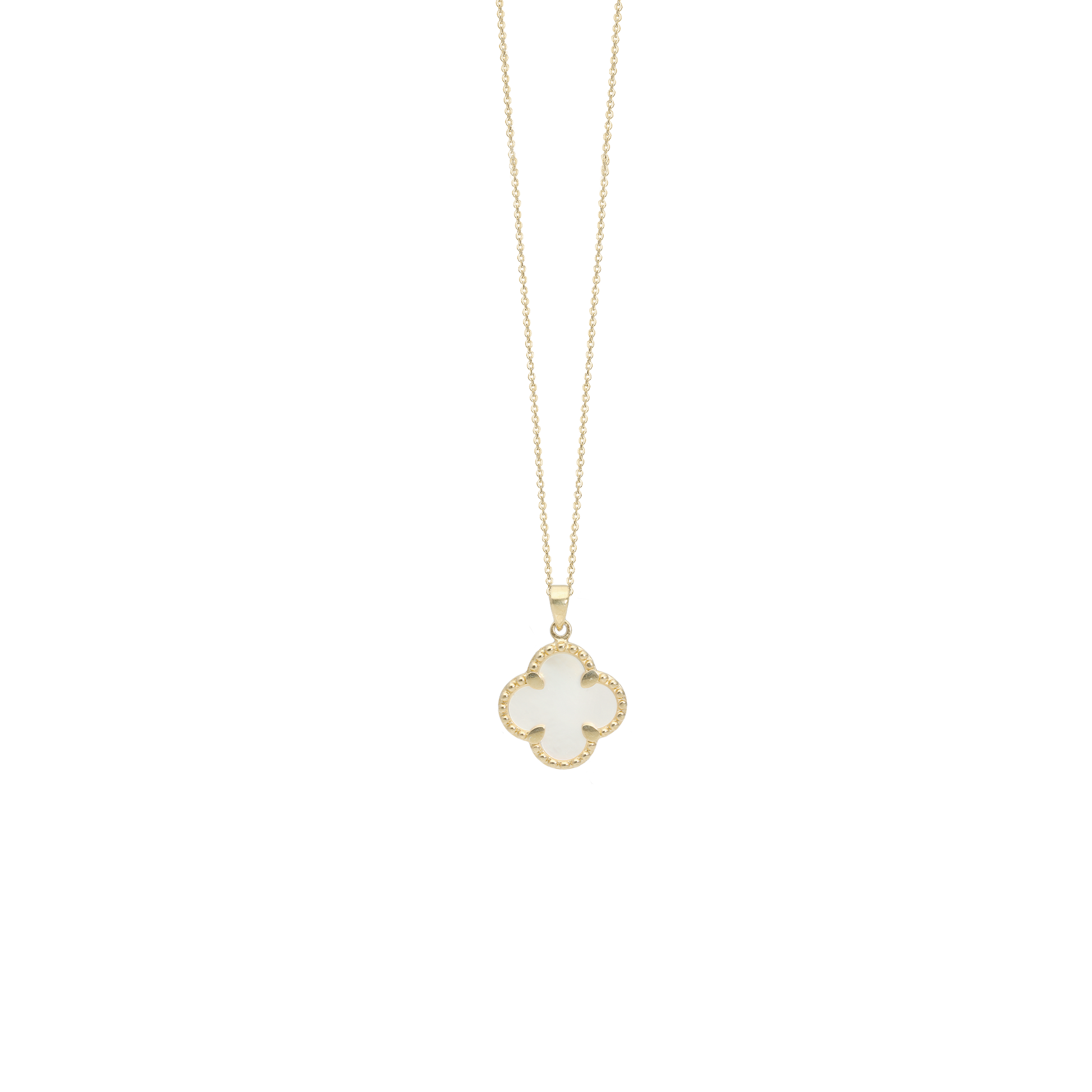 Halskæde Clover Mother of Pearl