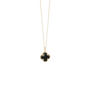 Halskæde Clover black Onyx