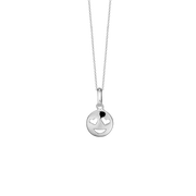Smiley halskæde, sølv