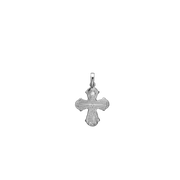 Dagmar kors, sølv, 14x16 mm, 1x0,03 ct