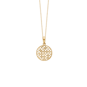 Halskæde, Harlekin, 16 cz, forg sølv