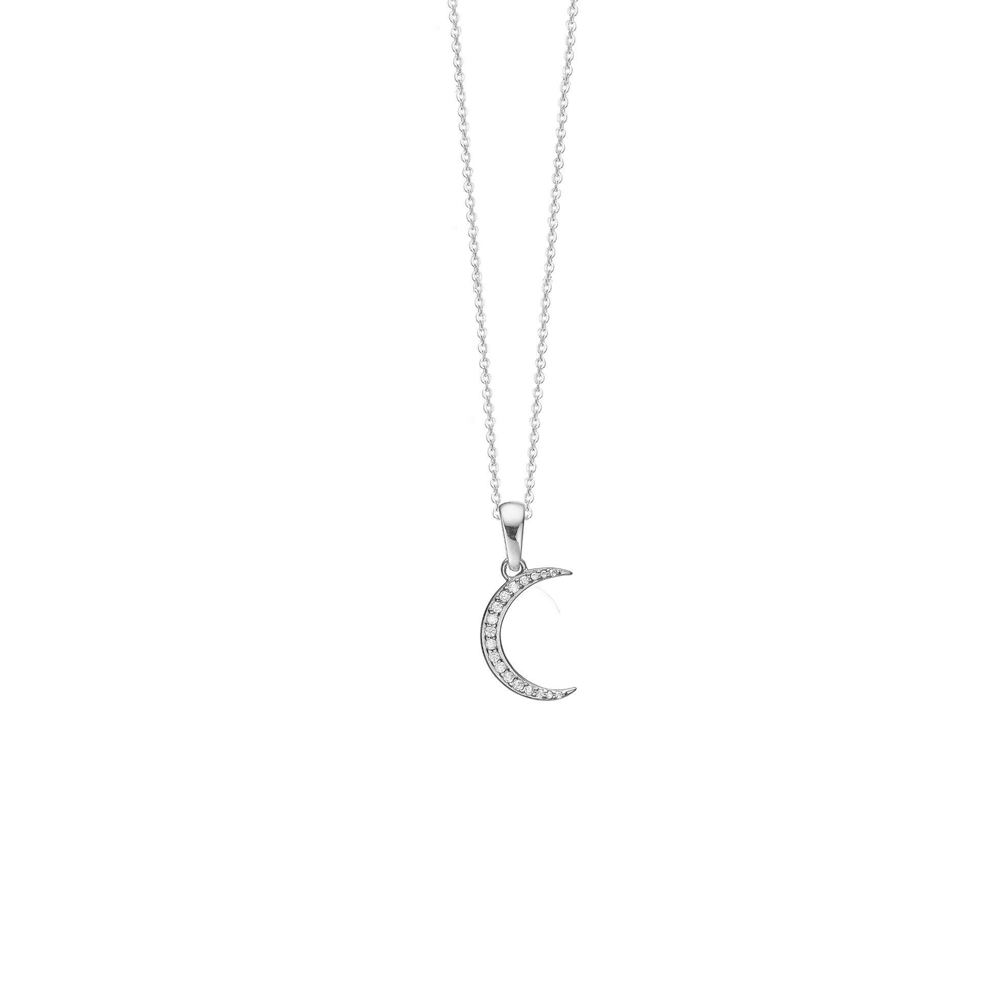 Halskæde sølv, Moon
