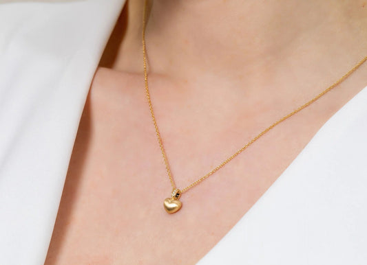 18 karat guld Vedhæng mat br 0,014ct W - SI - Urma.dk