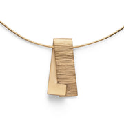 18 karat guld Vedhæng mat/børstet - Urma.dk