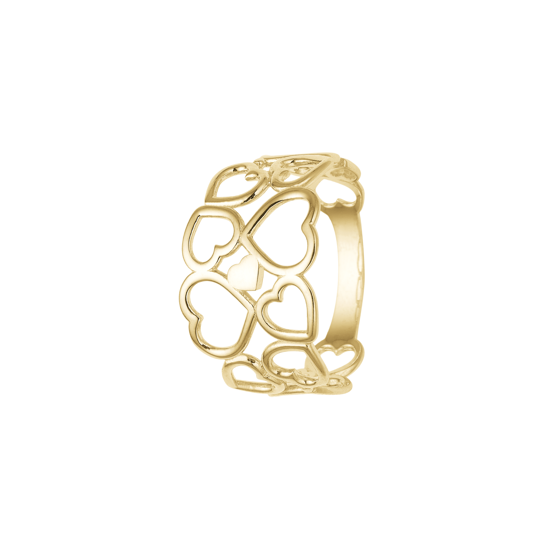 Ring 8kt, hjerter