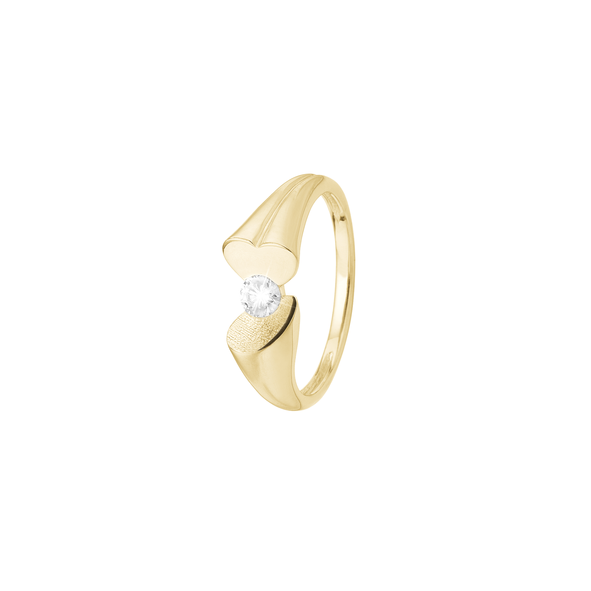 Ring, 8kt, Magiske hjerter